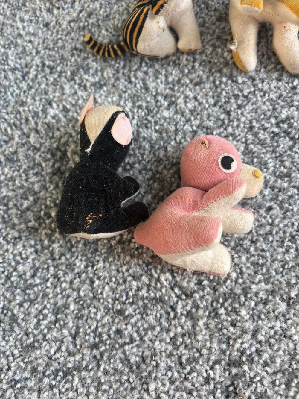 KAMAR Fun Sawdust Animals Vintage 1970’s Lot Japan